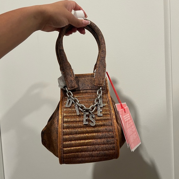 Diesel D-Vina Shoulder Bag Denim - Picture 6 of 8